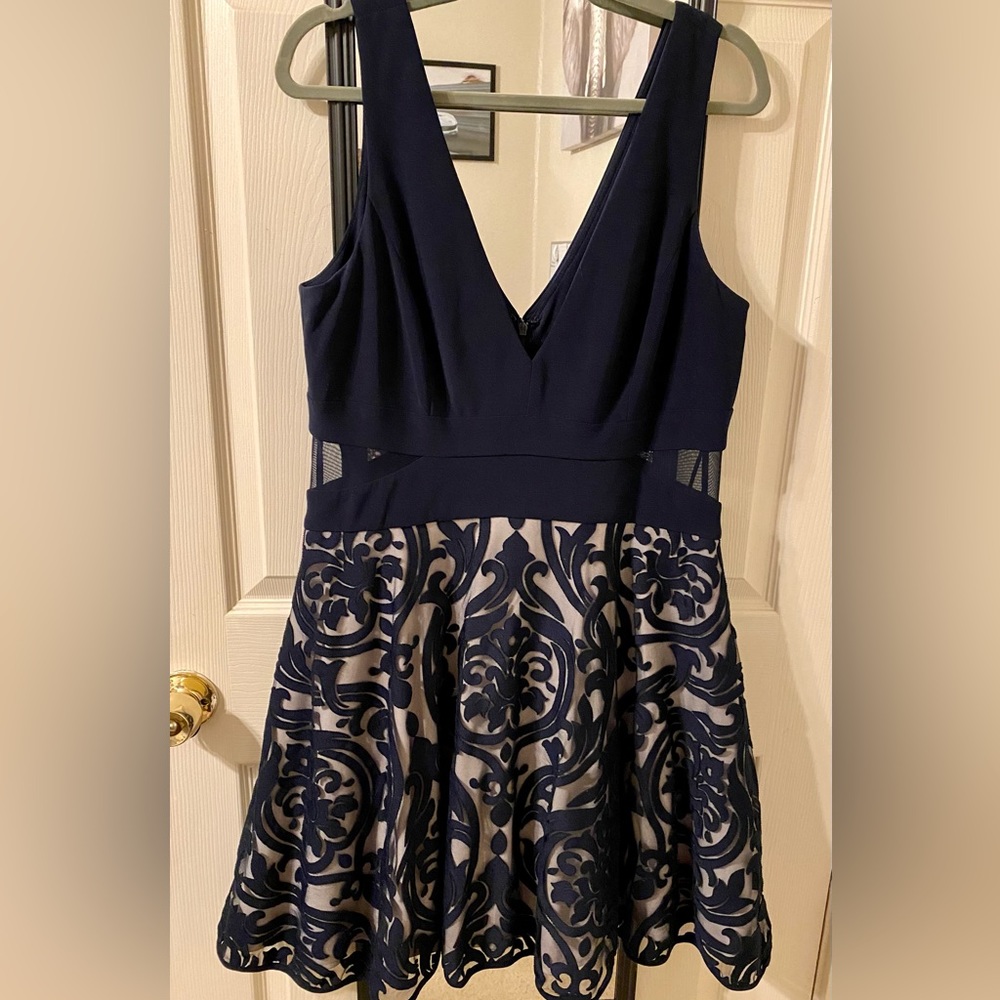 Navy/Nude Dress